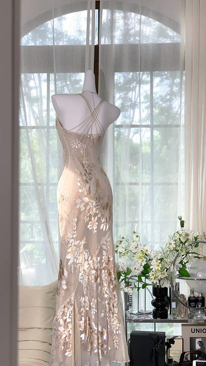 Mermaid Formal Dress Vintage Long Party Dress Evening Dress Prom Dresses     cg25710