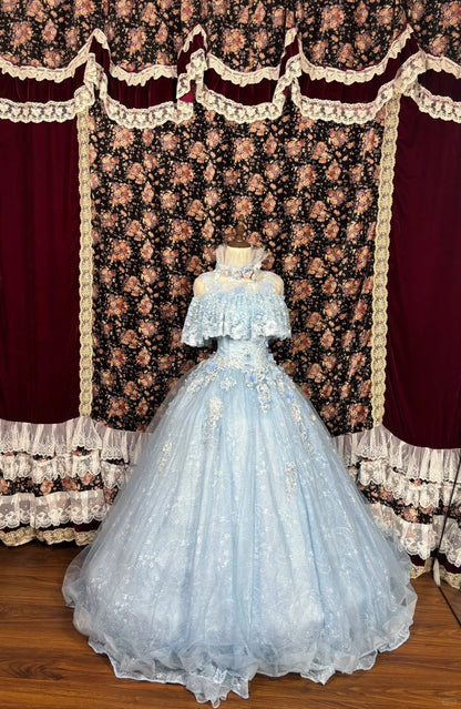 A Line Princess Evening Dress Ball Gown Quinceanera Dresses for Girls Long Party Gowns    cg25777
