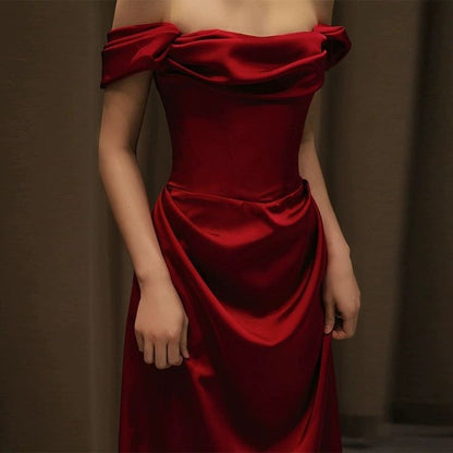Off-Shoulder Evening Gown Long Prom Evening Formal Dresses       cg25146