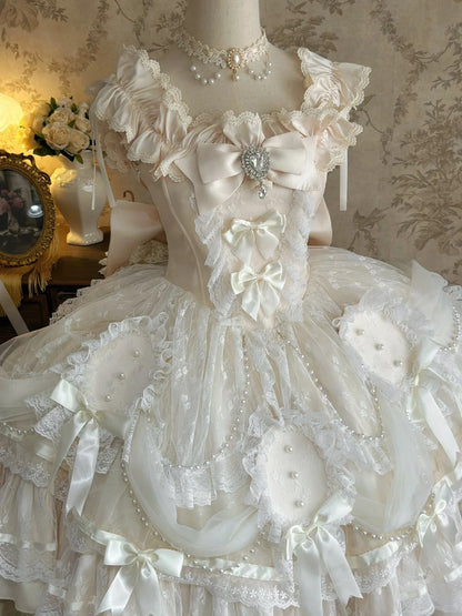 formaldressy-White princess lace fashion short tulle homecoming dress birthday party dress gh5414