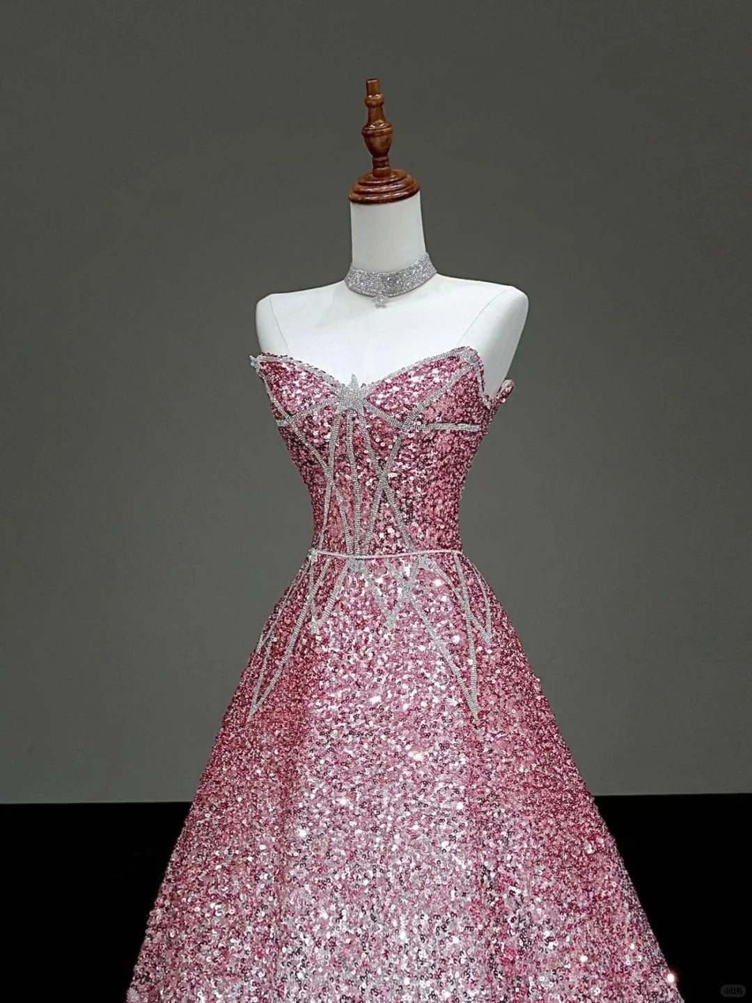 formaldressy -Pink shiny gorgeous long sequin prom dress evening dress party dress gh5118
