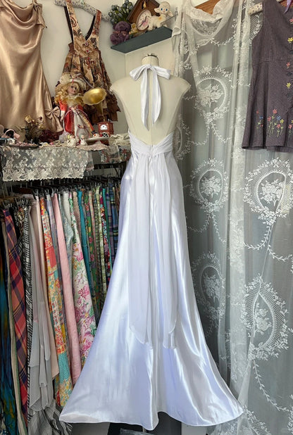 Vintage Evening Dresses,Mermaid Halter Long Party Gowns  cg25577