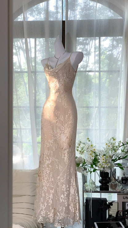 Champagne Long Mermaid Prom Party Dresses Formal Evening Dress   cg25891