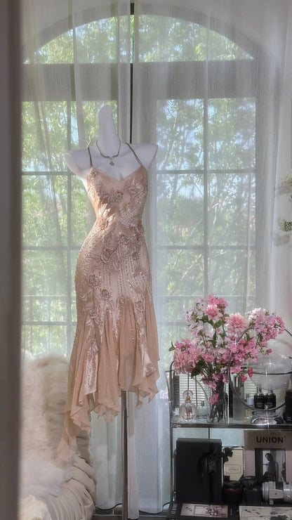 Irregular length Party Dress Fashion Evening Dress      cg25573