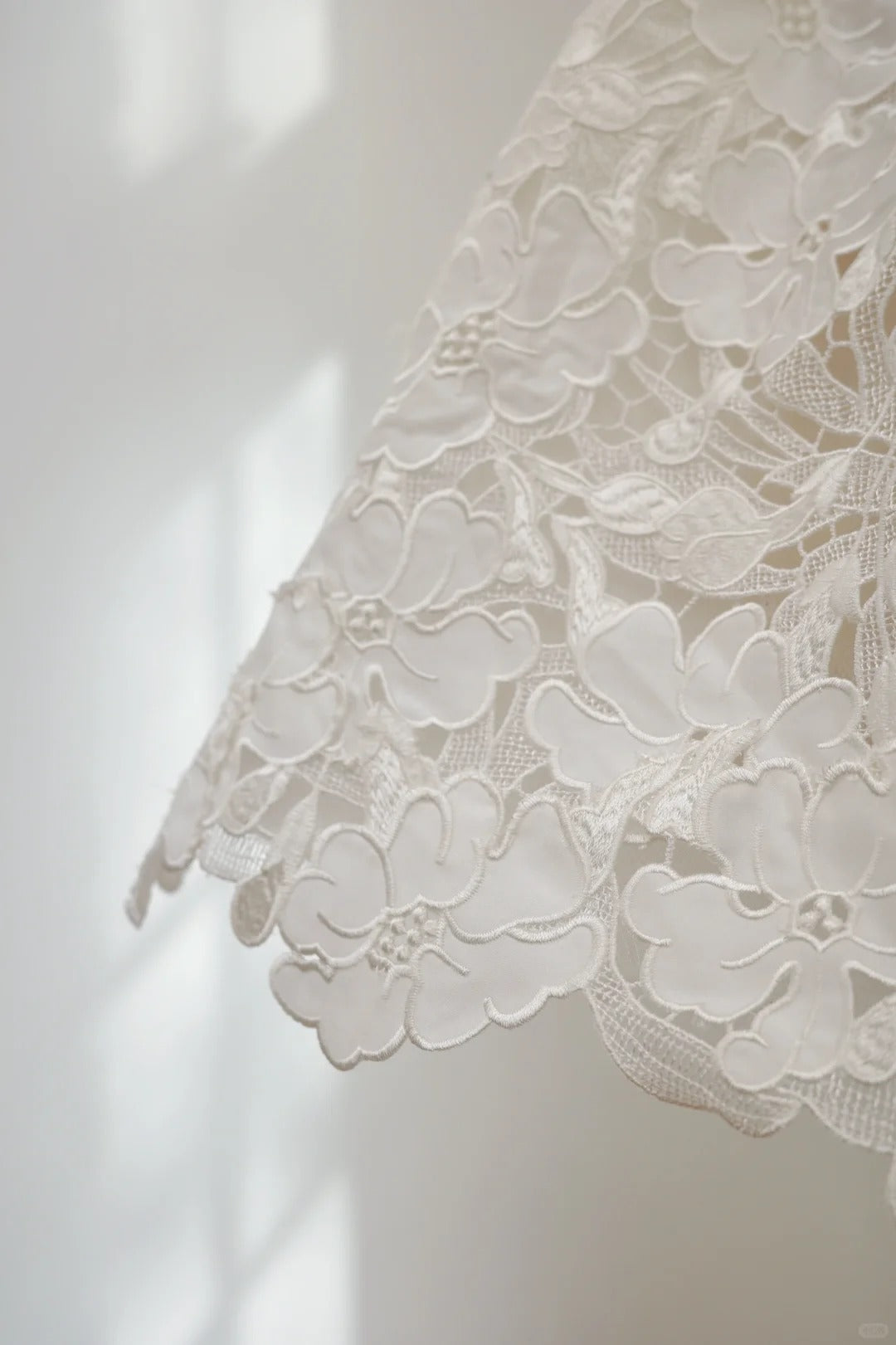 formaldressy-White Floral Lace Short Homecoming Dress Birthday Party Dress gh5068
