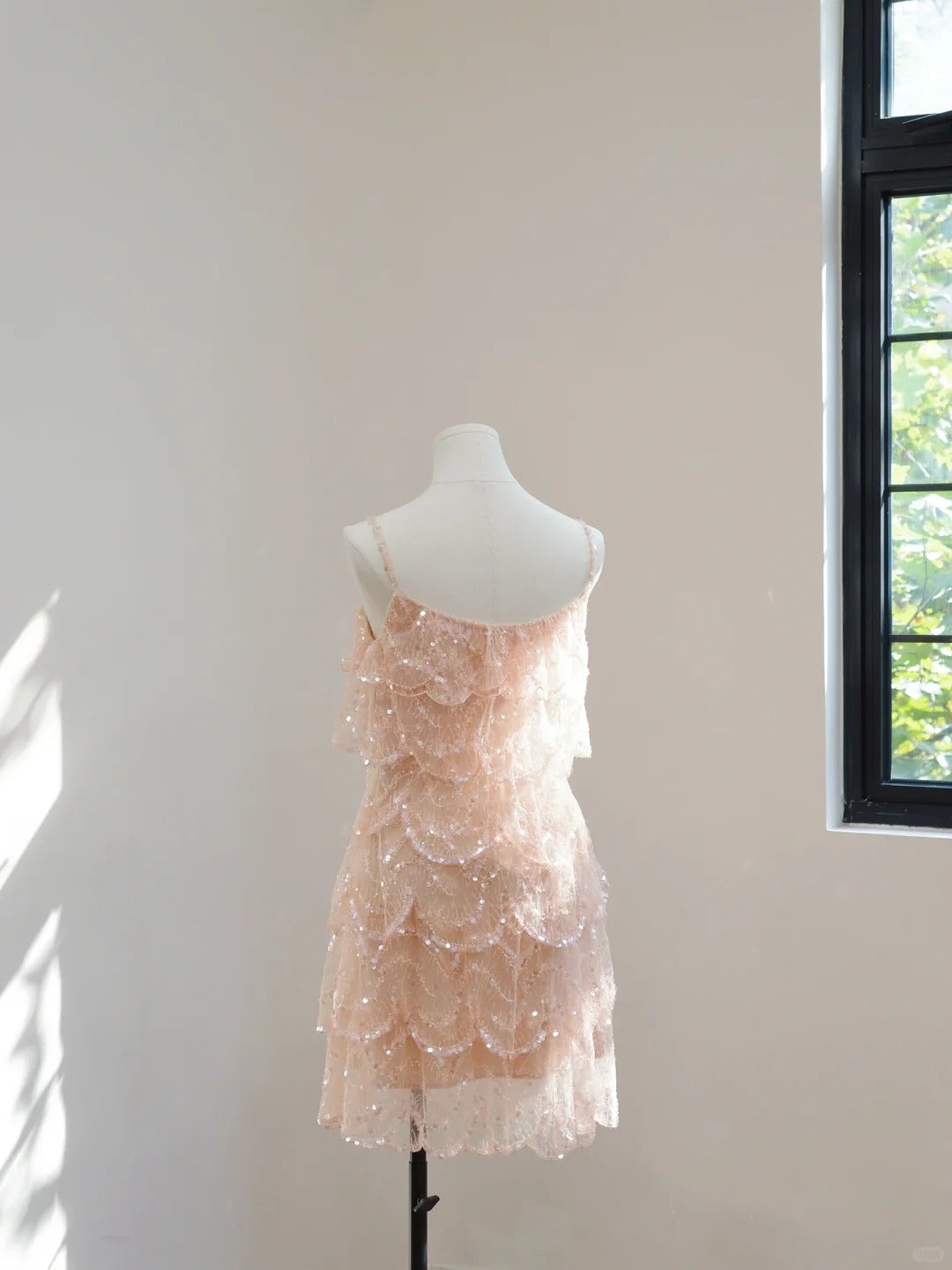 formaldressy-Pink gorgeous sequins shiny short homecoming dress Prom dress evening dress gh5067