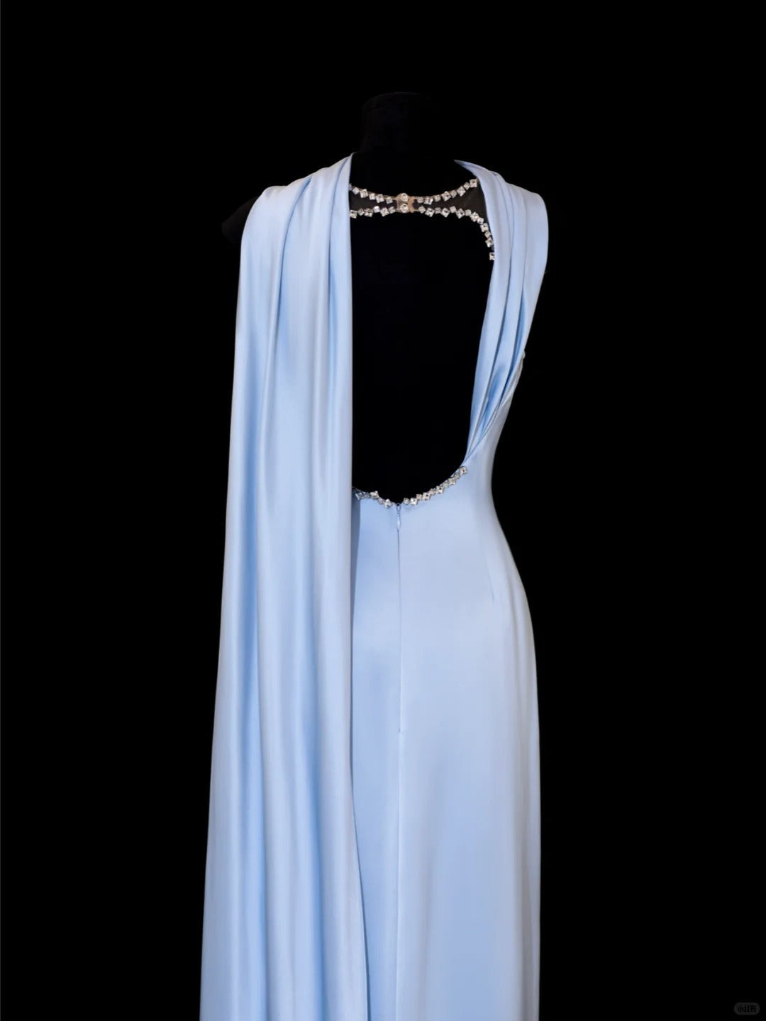 formaldressy-Blue exquisite beading fashion long satin prom dress evening dress party dress gh5379