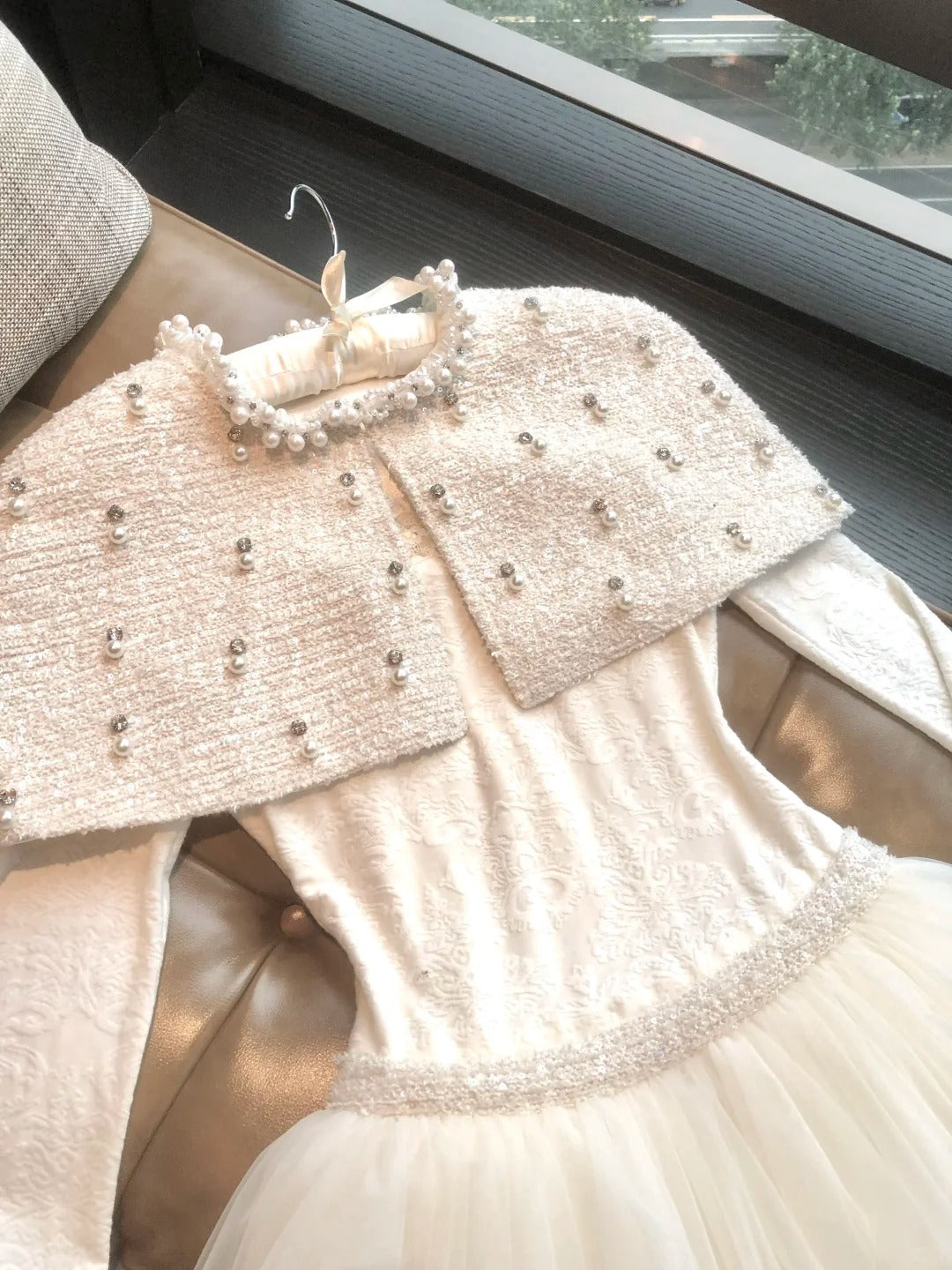 formaldressy-White short chiffon princess homecoming dress birthday party dress eighth grade dress French little princess ballet skirt gh5296