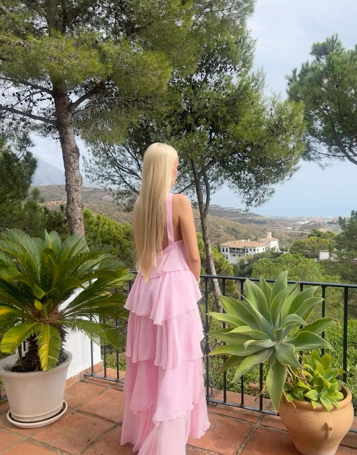 Classic Pink Prom Dresses Long Prom Gown 22th Birthday Outfit     cg25959