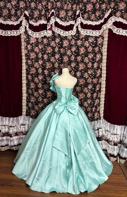 A Line One Shoulder Ball Gown Quinceanera Dress Unique Evening Dress    cg25576
