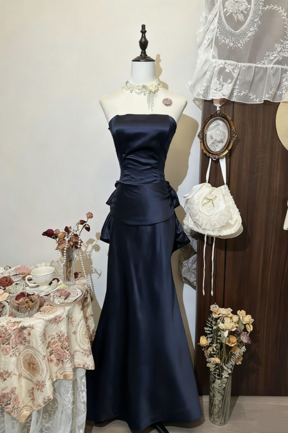formaldressy-New Navy Blue Formal Dress gh6121