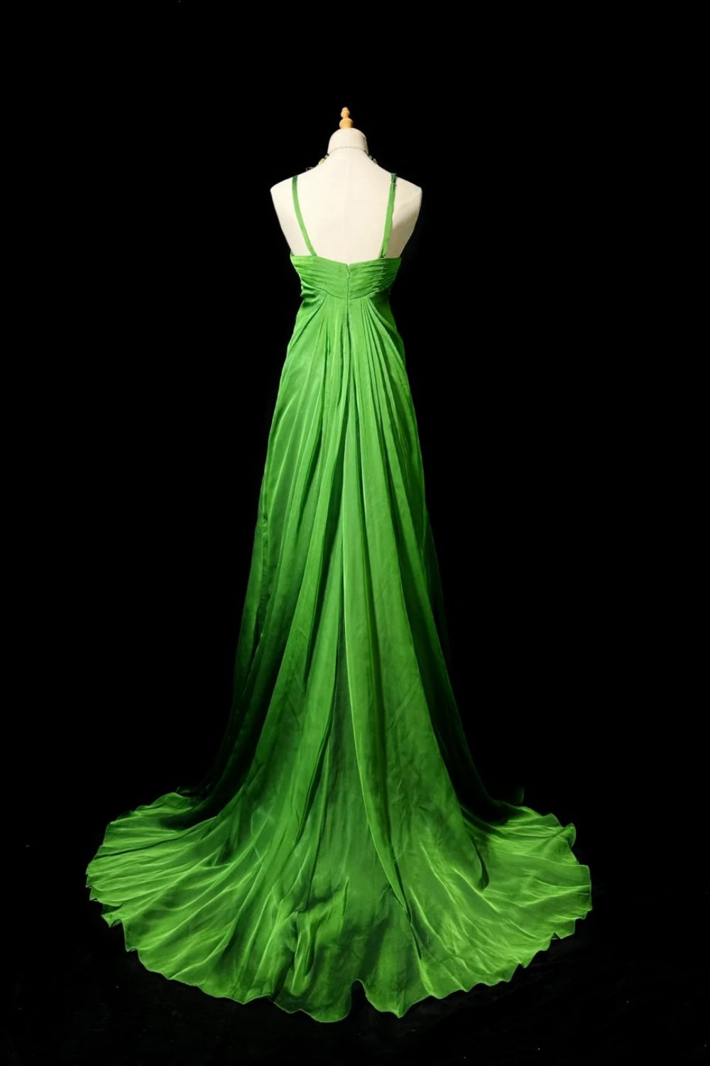 formaldressy-Fairy - Like Forest Green Crystal Floral Evening Dress gh5848