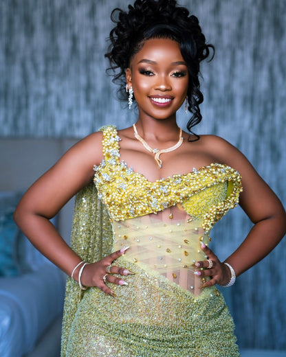 Sexy Long Prom Dresses Formal Evening Dress For Black Girls   cg25456