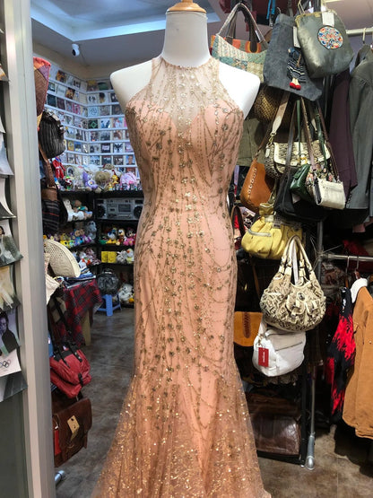 Tulle Mermaid Elegant Prom Dress Long Evening Party Gowns    cg25833