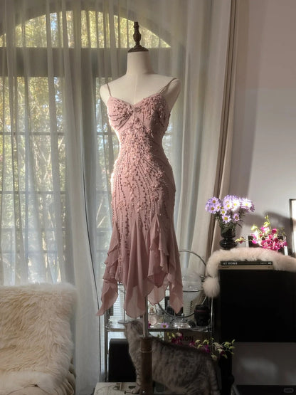 Pink Short Party Dress Short Evening Dress      cg25511