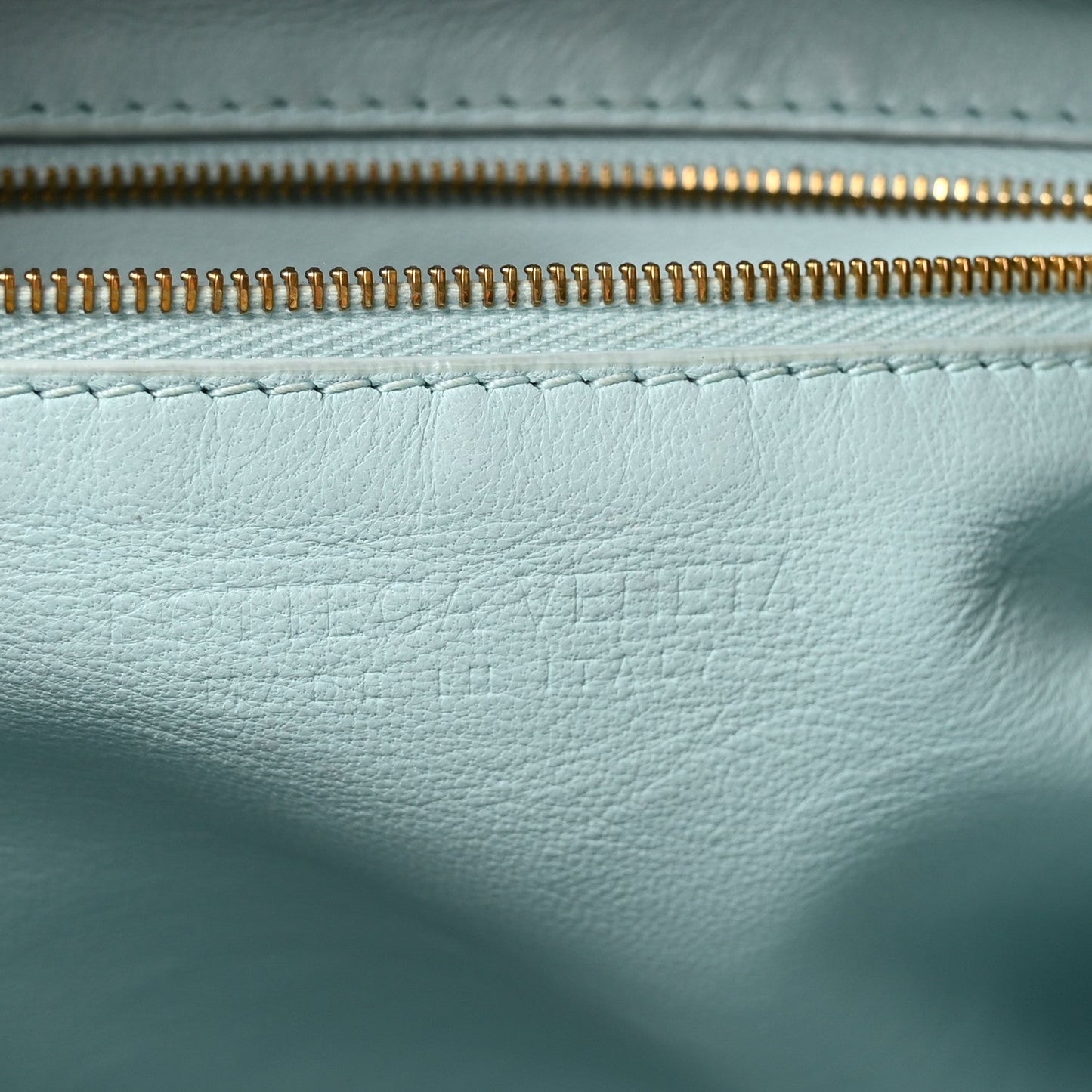 Nappa Intrecciato Bauletto Teal Washed