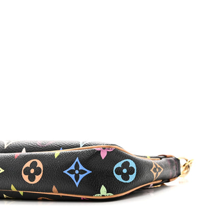 Monogram Multicolor Pochette Accessories Black