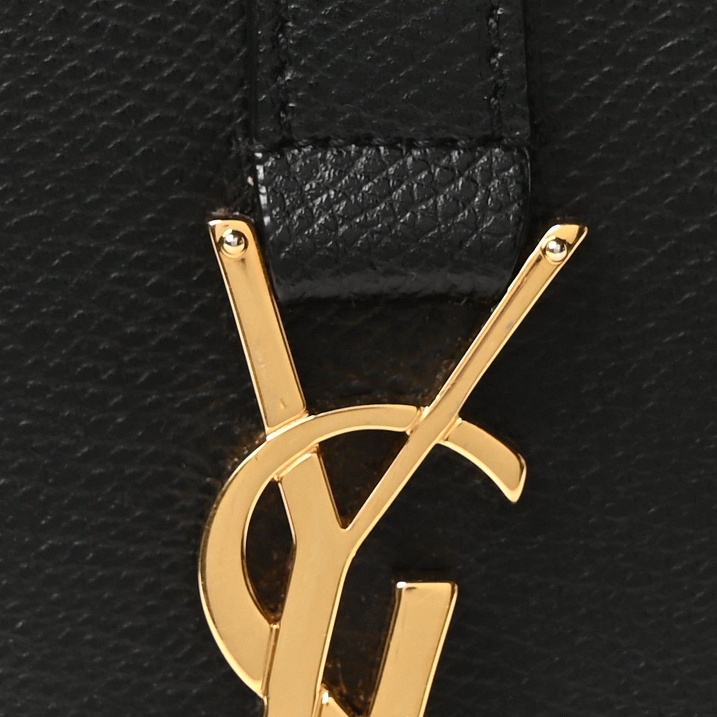 Textured Calfskin Medium Classic Monogram Universite Bag Black