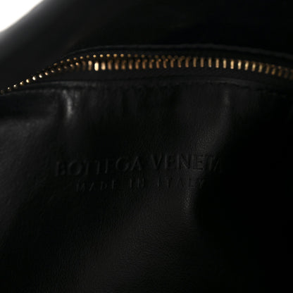 Calfskin Intrecciato Small Hop Black