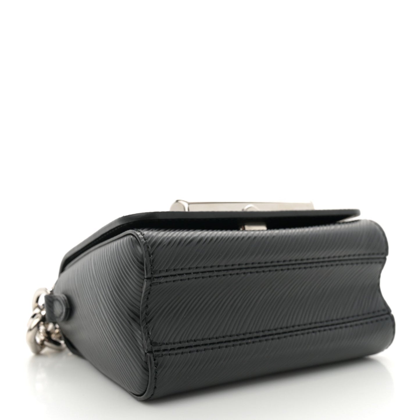 Epi Twist Lock Shoulder Bag XL Black