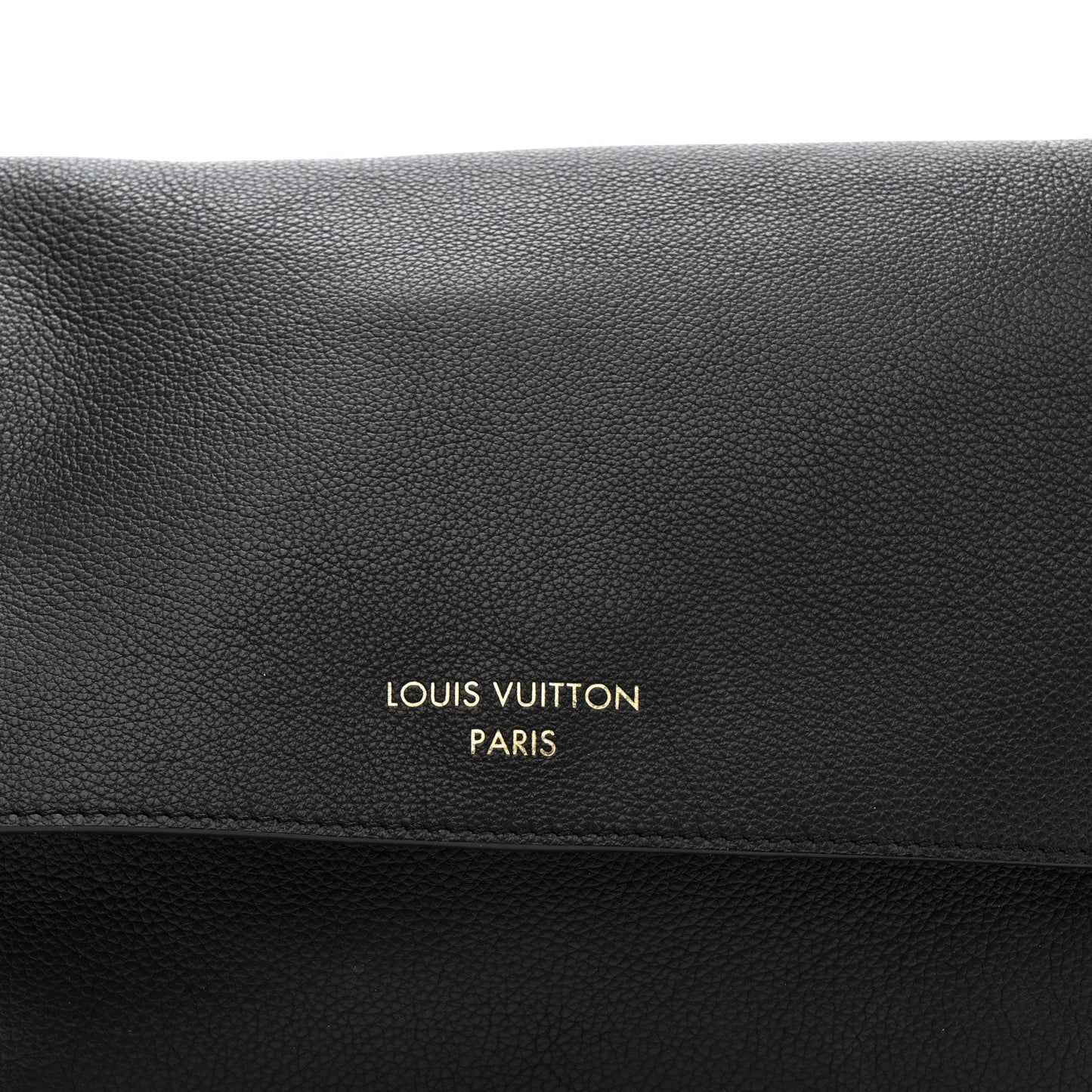Grained Calfskin Low Key Messenger Black