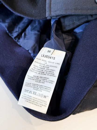 HERMES 25S QUILTED WINDJACKET WITH STAND COLLAR 308
