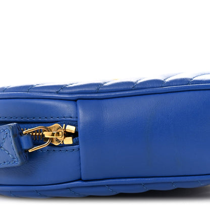 Calfskin New Wave Heart Bag Bleu Neon