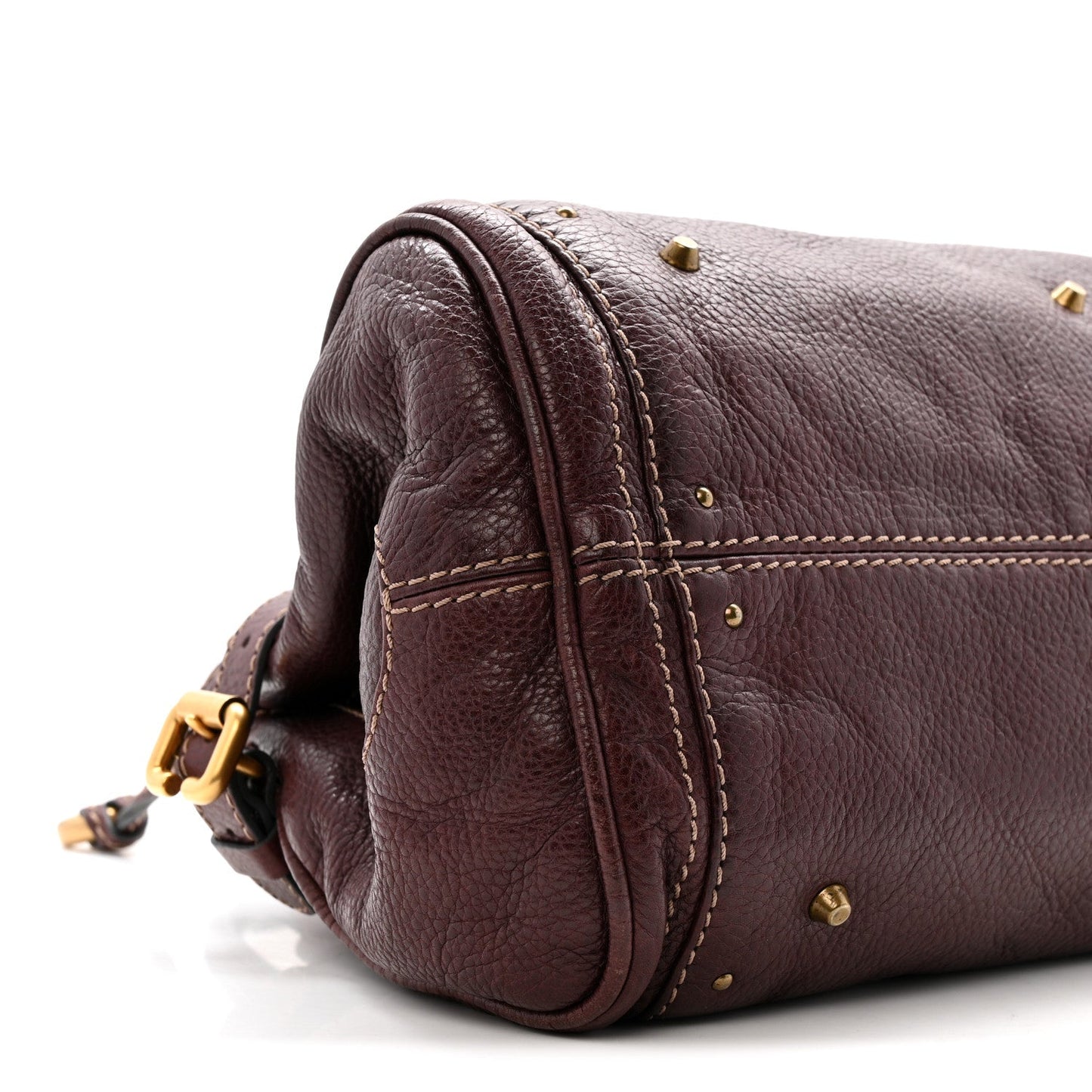Calfskin Medium Paddington Satchel Chocolate