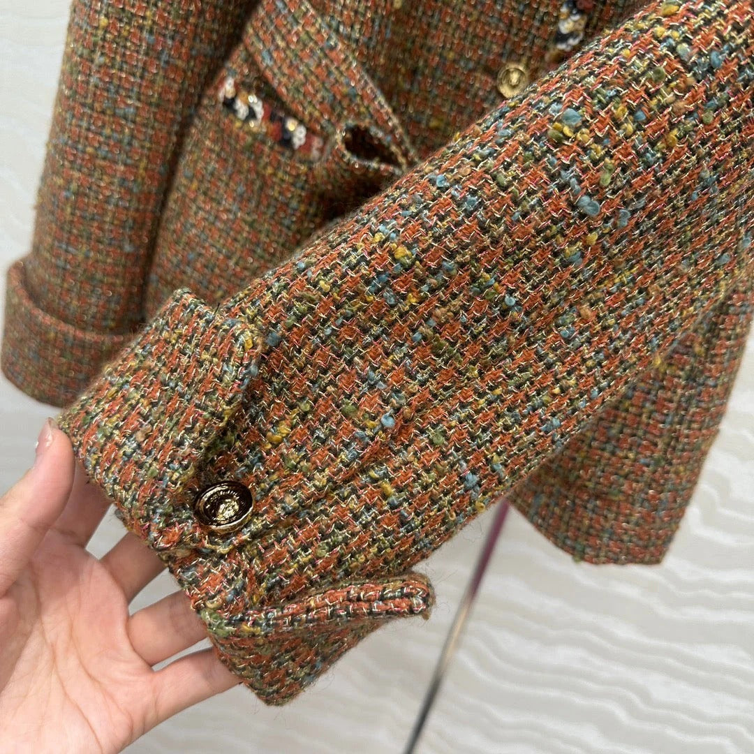 CHANEL WOOL COAT STYLE 43