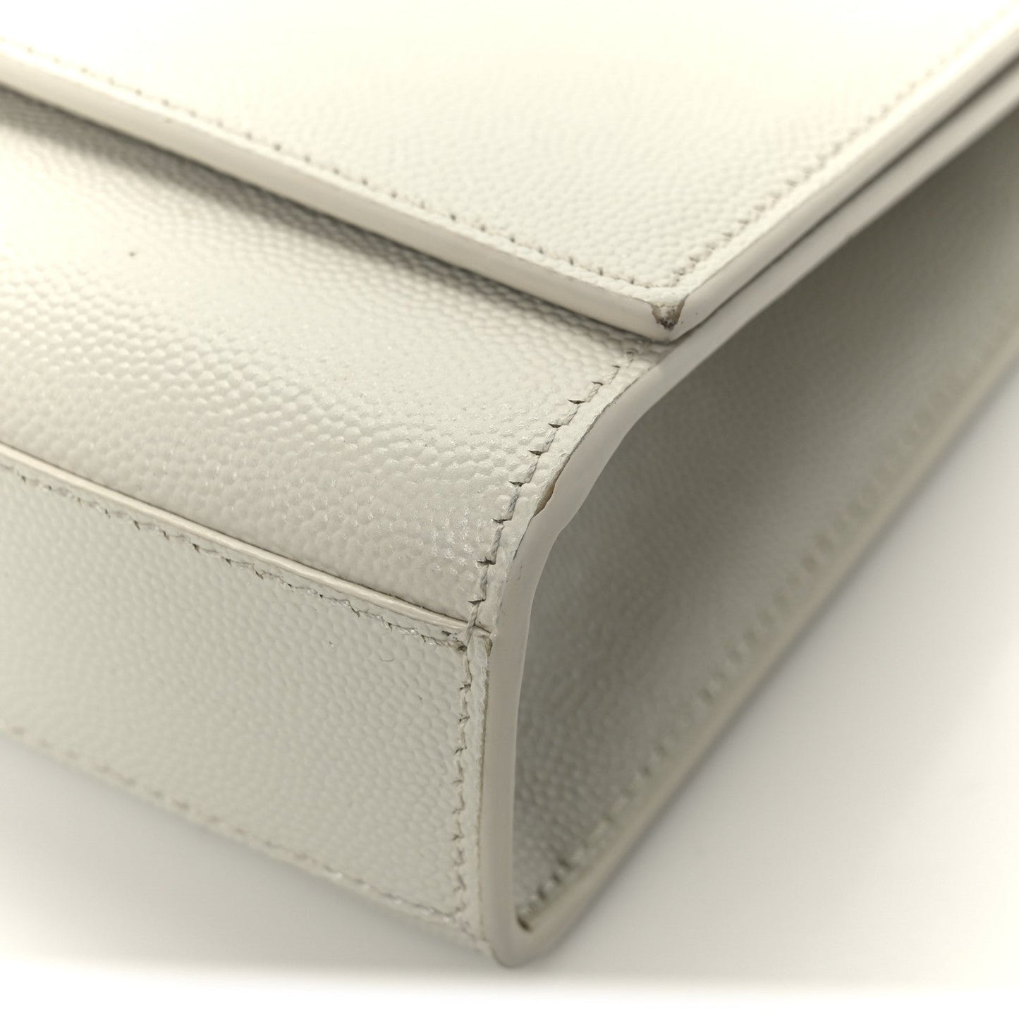 Grain De Poudre Medium Classic Monogram Kate Satchel Crema Soft