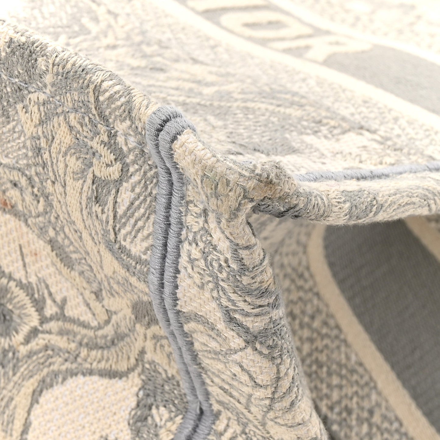 Canvas Embroidered Medium Dioriviera Toile De Jouy Book Tote Gray