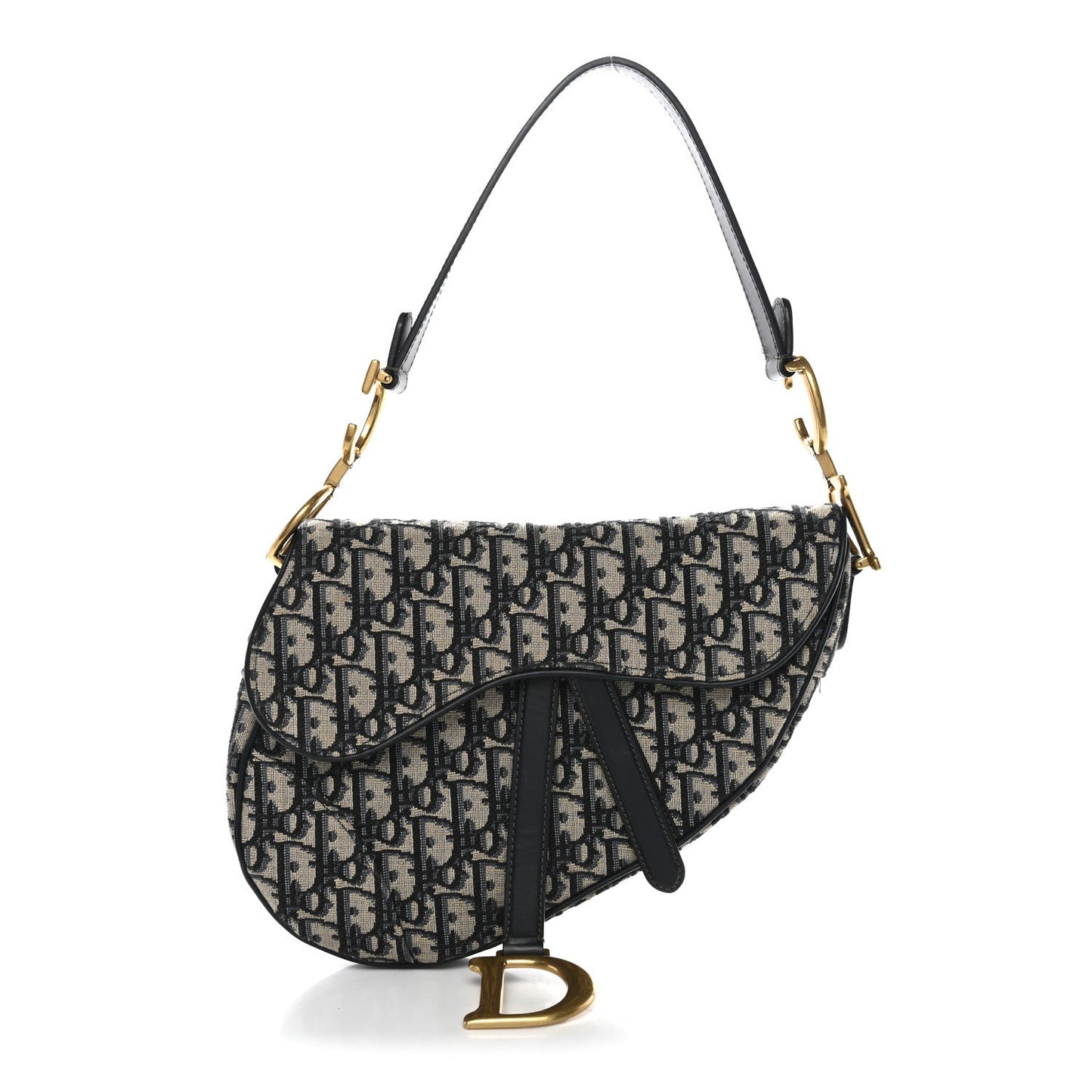 Oblique Saddle Bag Blue