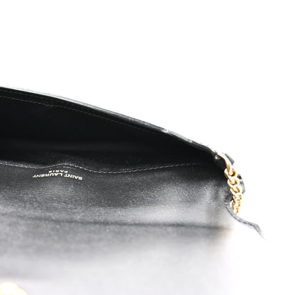 Calfskin Monogram Cassandre Phone Holder With Strap Black