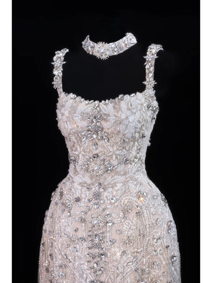 formaldressy-Pink Exquisite Beaded Short Satin Homecoming Dress Birthday Party Dress gh5376