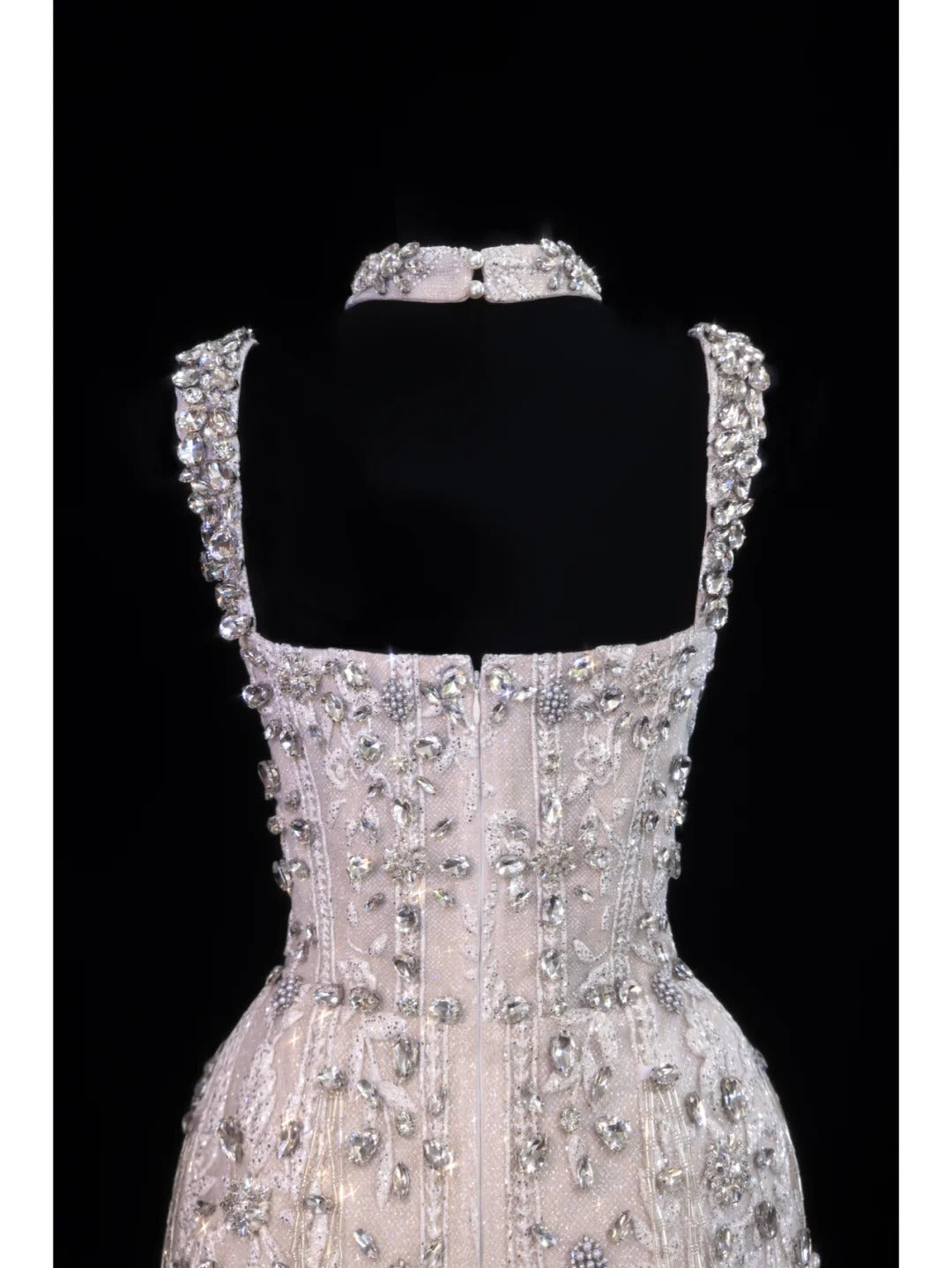 formaldressy-Pink Exquisite Beaded Short Satin Homecoming Dress Birthday Party Dress gh5376