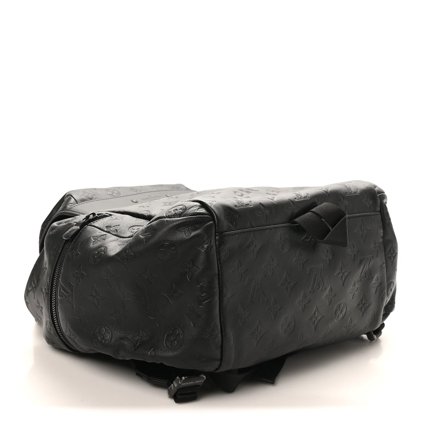 Calfskin Monogram Shadow Discovery Backpack Black