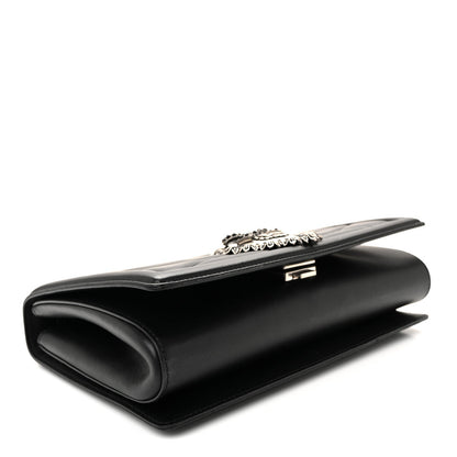 Calfskin Large Devotion Crossbody Bag Black