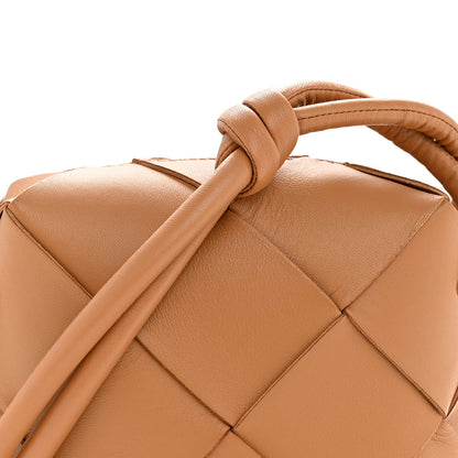 Lambskin Maxi Intrecciato Mini Cassette Camera Bag Acorn