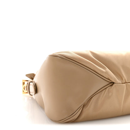 Re-Nylon Vitello Large Aimee Shoulder Bag Cammello