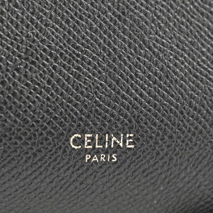 Grained Calfskin Mini Belt Bag Black