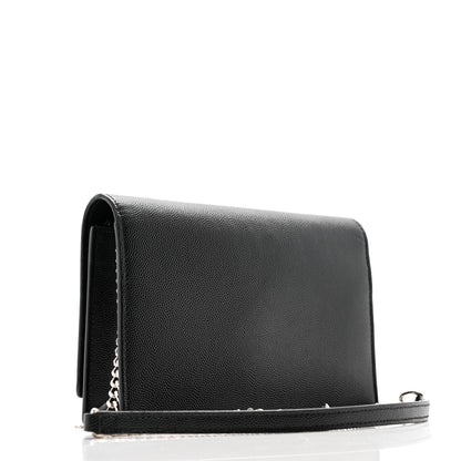 Grain De Poudre Classic Monogram Kate Tassel Chain Wallet Black