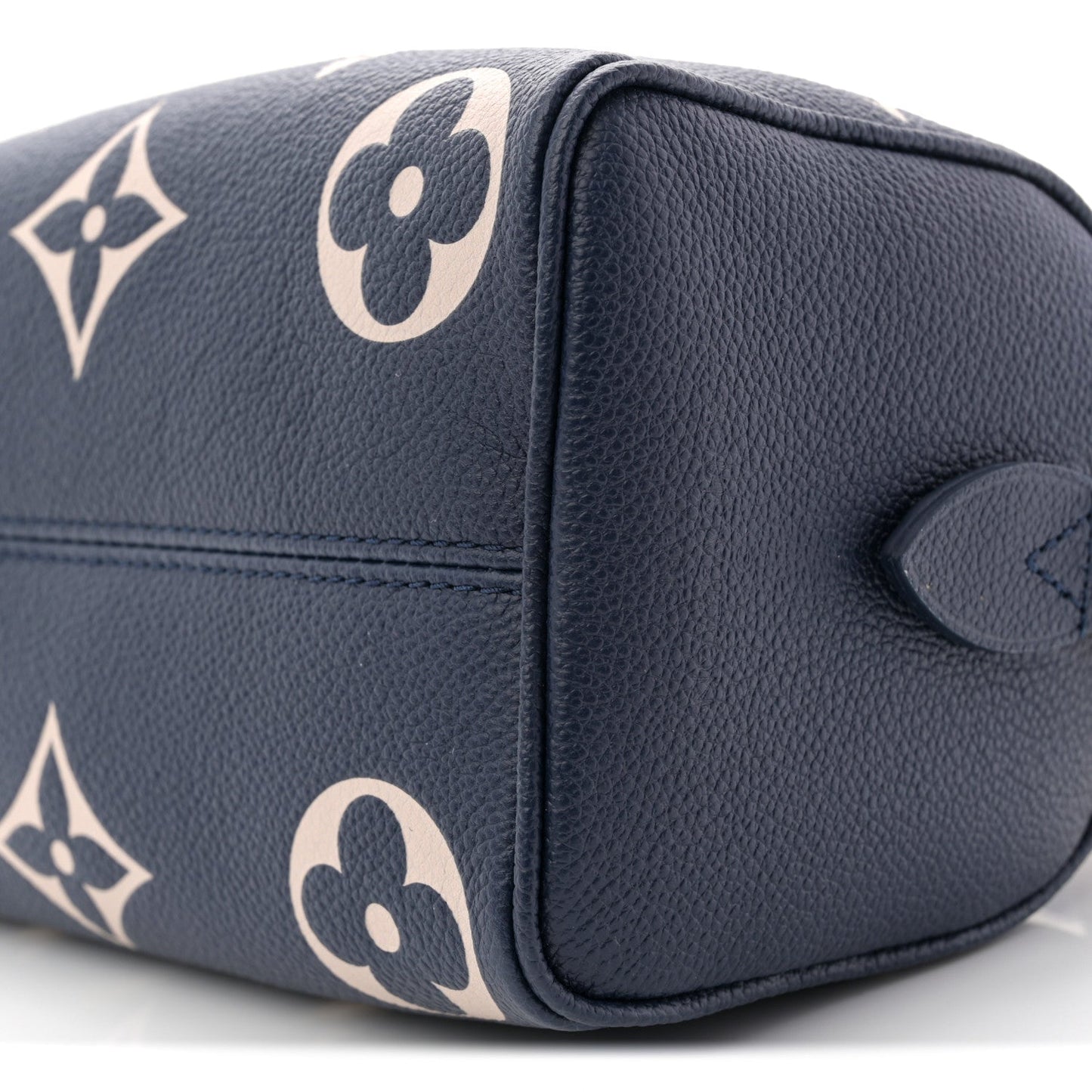 Empreinte Monogram Giant Speedy Bandouliere 20 Navy Creme