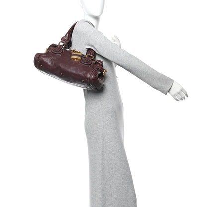 Calfskin Medium Paddington Satchel Chocolate
