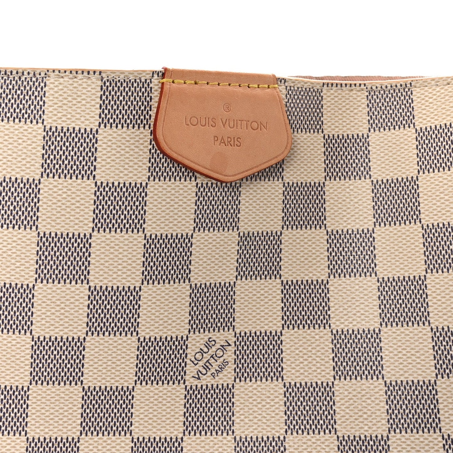 Damier Azur Graceful MM Rose Ballerine