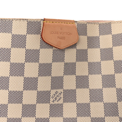 Damier Azur Graceful MM Rose Ballerine