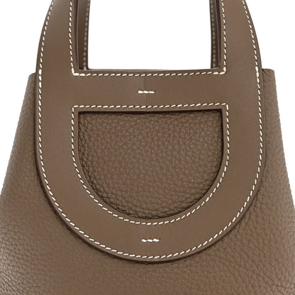 Taurillon Clemence Swift In-The-Loop 18 Bag Etoupe