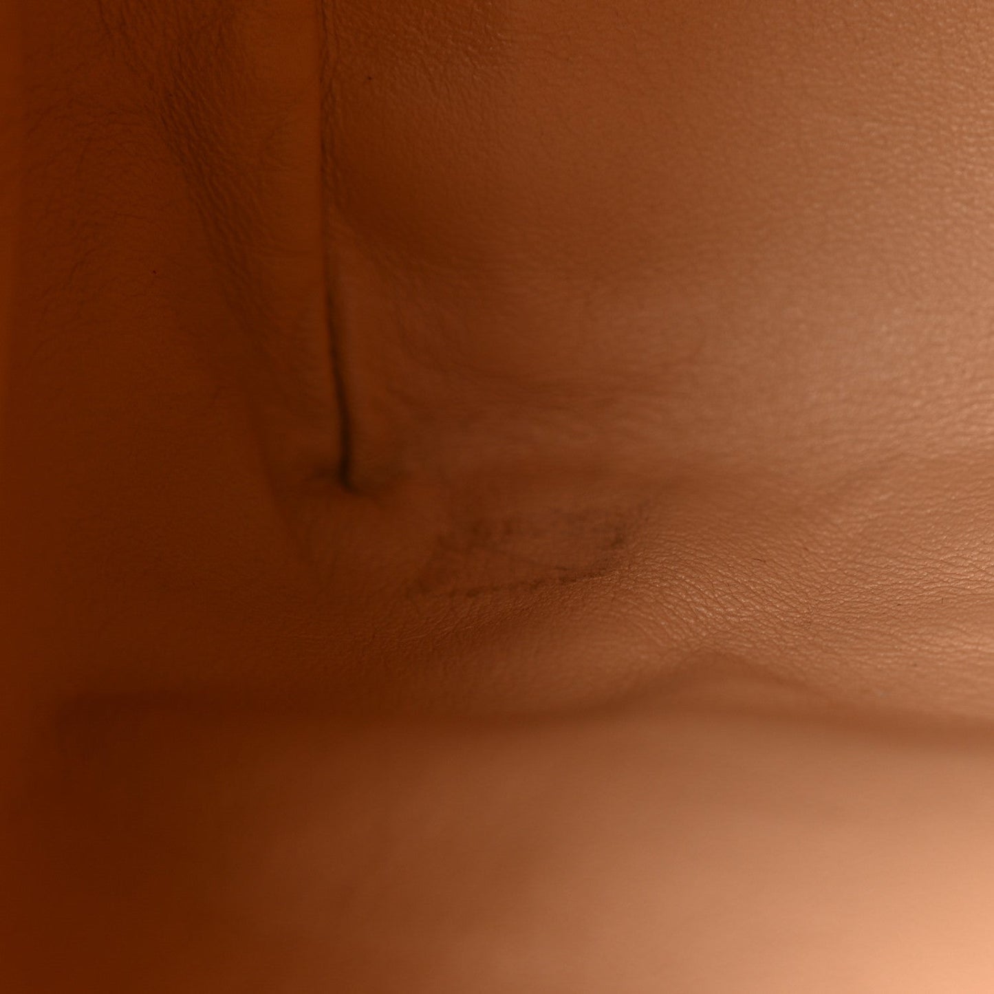 Smooth Calfskin Luxe Ligne Tote Dark Beige