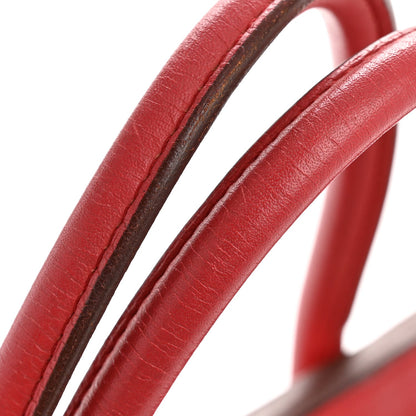 Taurillon Clemence Birkin 40 Rouge Venetian