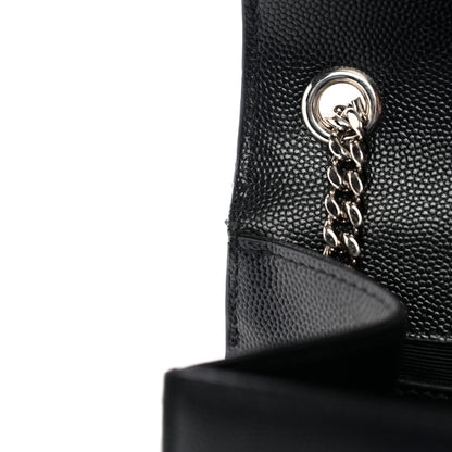 Grain De Poudre Medium Classic Monogram Kate Satchel Black