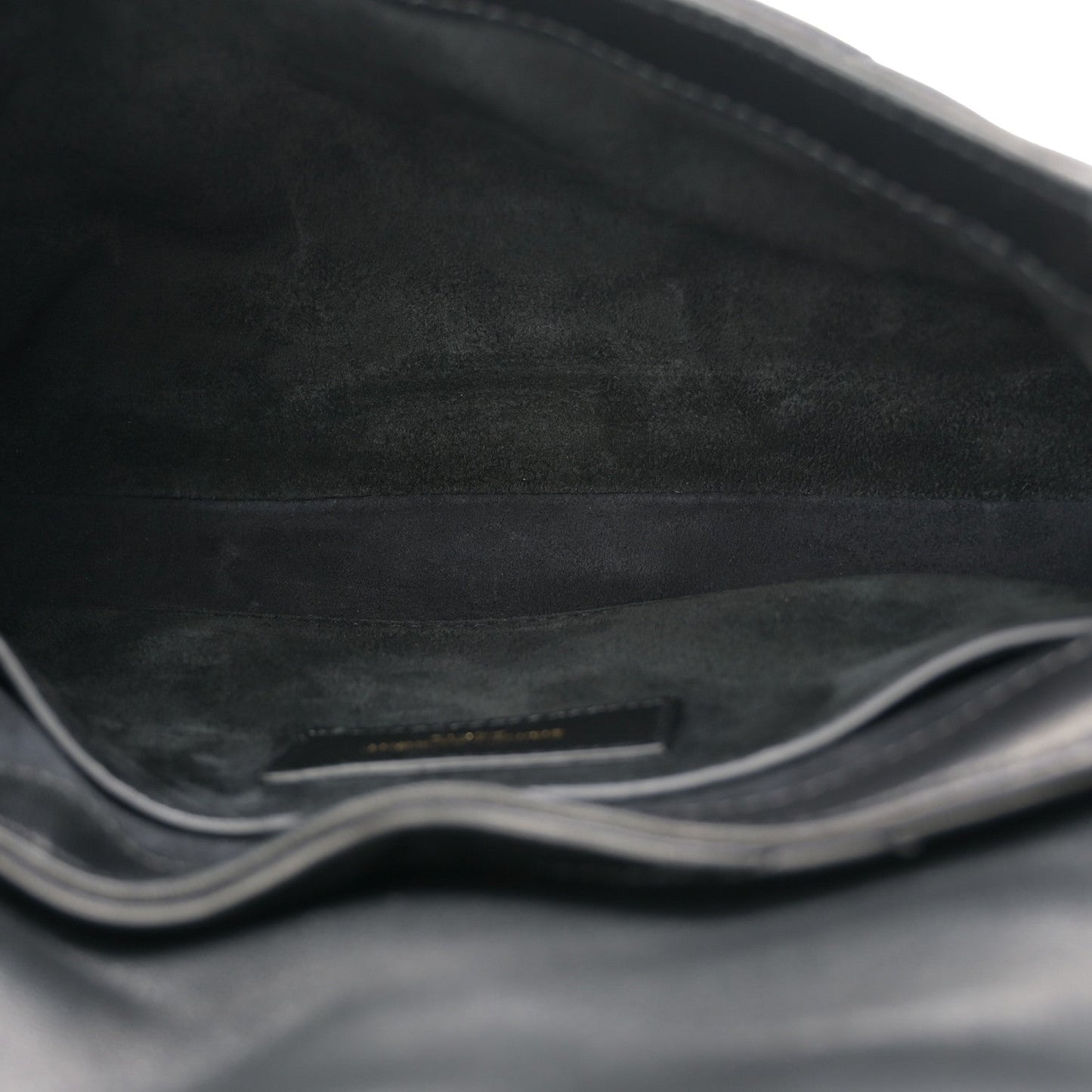 Lambskin Quilted Le 57 Diamond Shoulder Bag Black